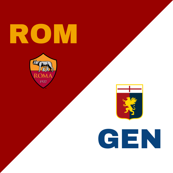 AS Roma triumferar över Genoa på Stadio Olimpico
