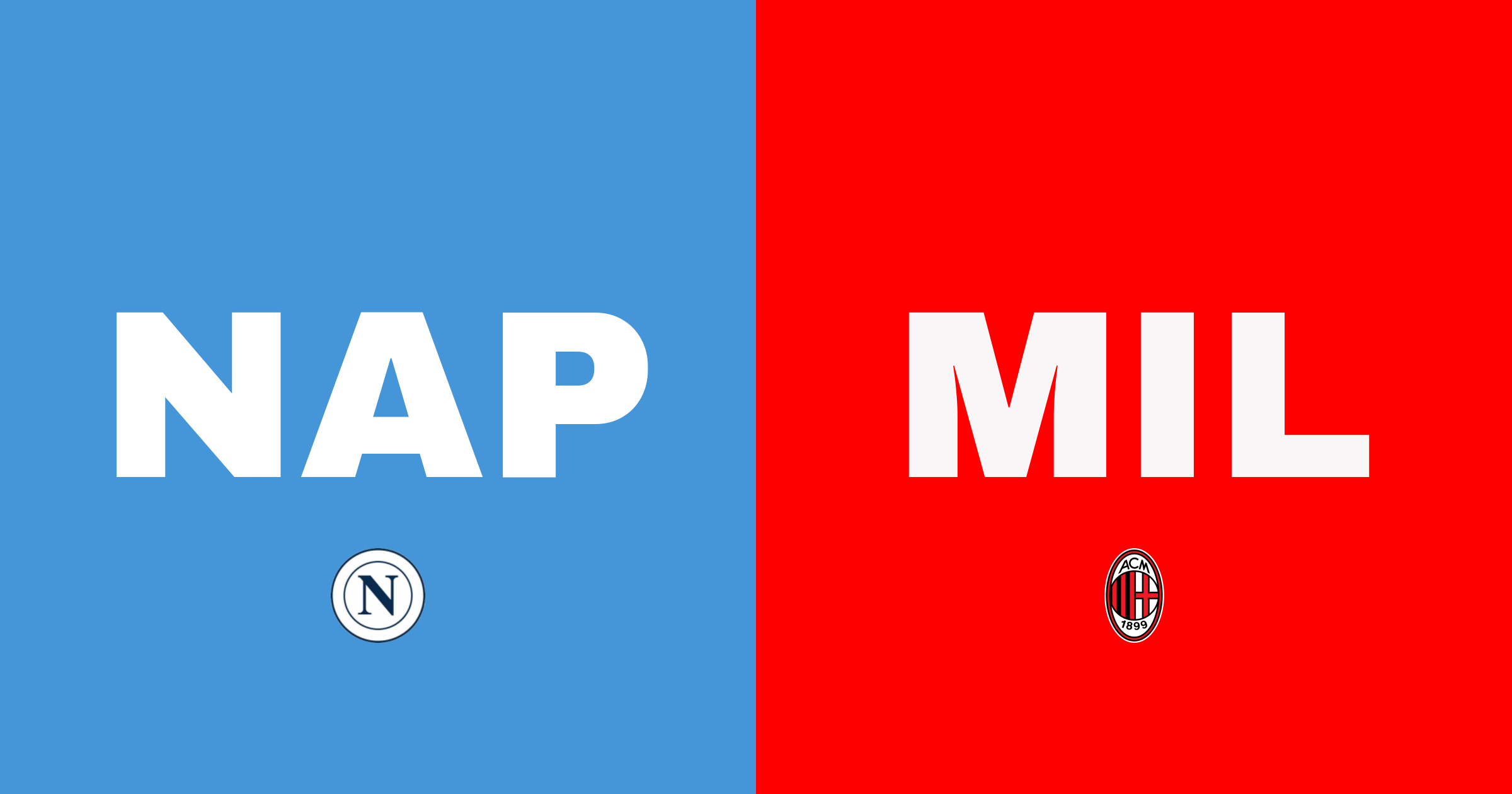 Inför matchen: Napoli mot AC Milan på Stadio Diego Armando Maradona