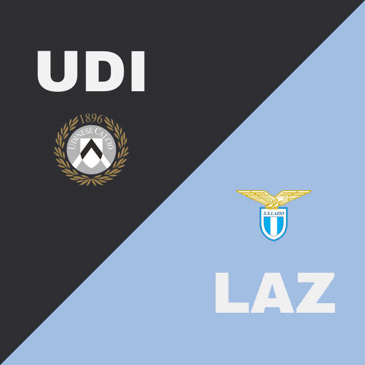 Udinese räddar poäng mot Lazio i dramatisk avslutning