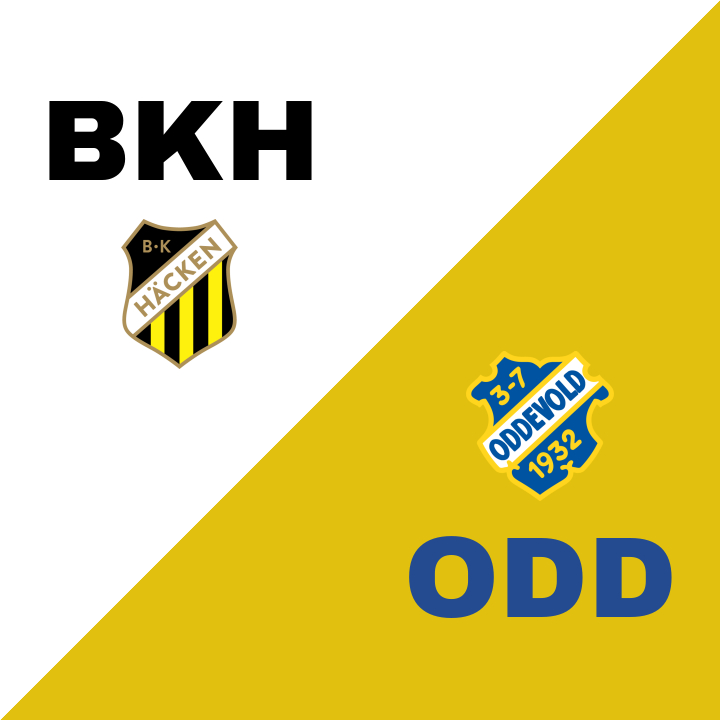 JUST NU: BK Häcken har utökat till 2-0 mot IK Oddevold