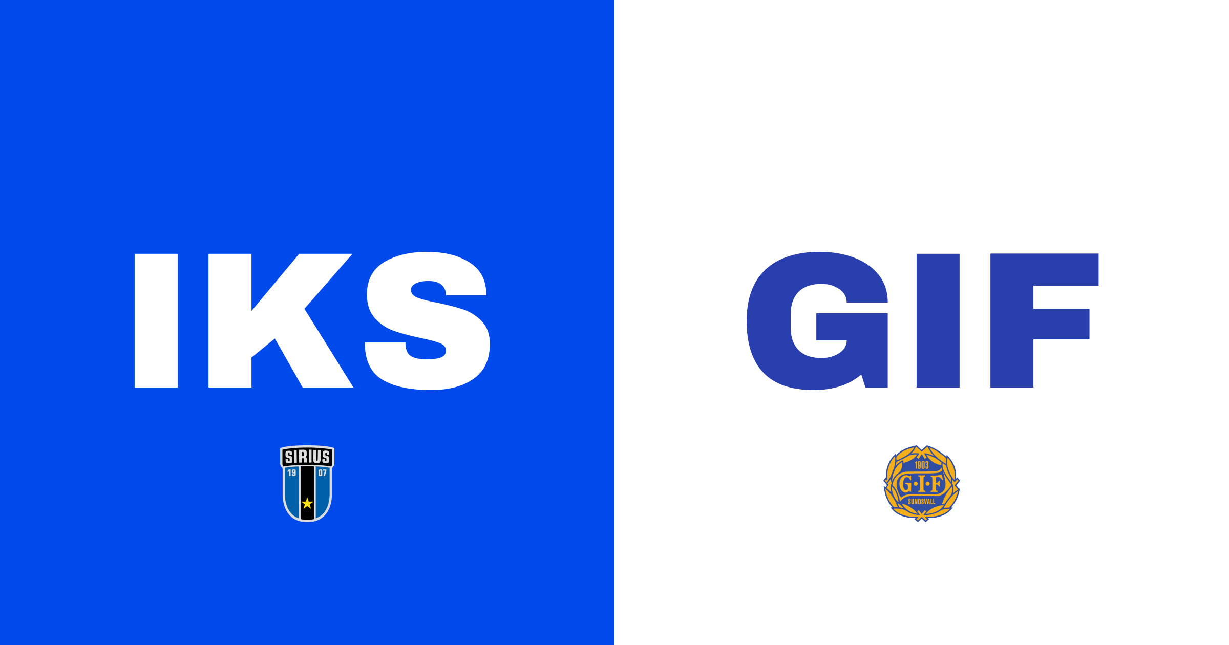 IK Sirius FK krossar GIF Sundsvall med 6-0 på Studenternas IP