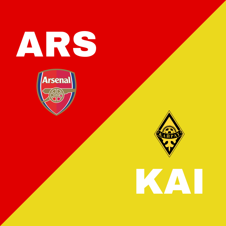 Arsenal triumferar över Kairat Almaty på Emirates Stadium