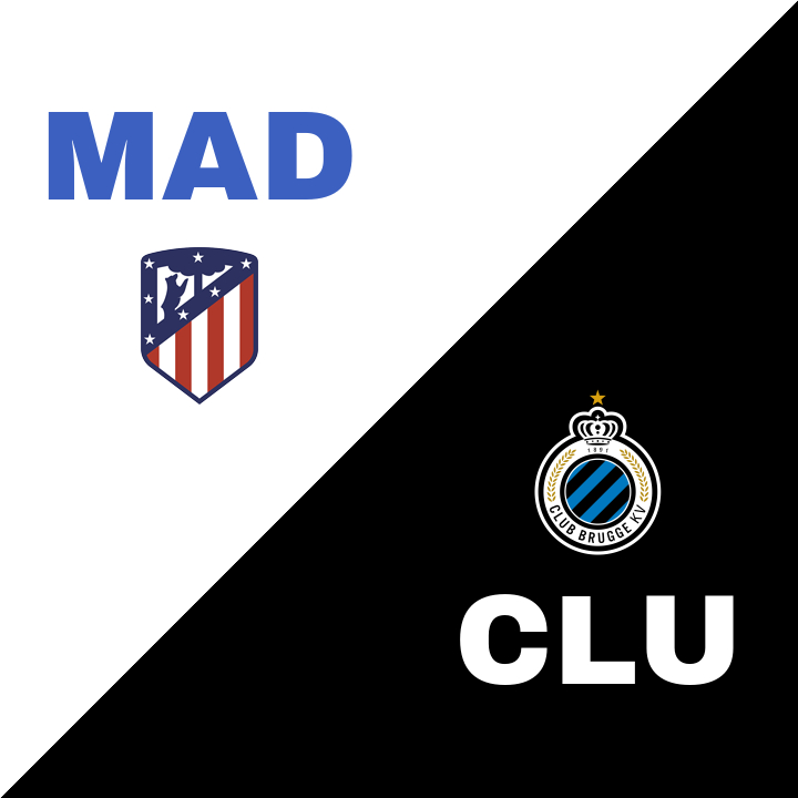 Atlético Madrid triumferar över Club Brugge KV med 4-1 på hemmaplan