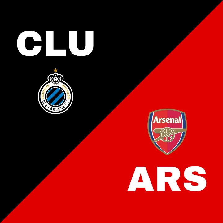 Arsenal dominerar Club Brugge KV med 3-0-seger på Jan Breydelstadion