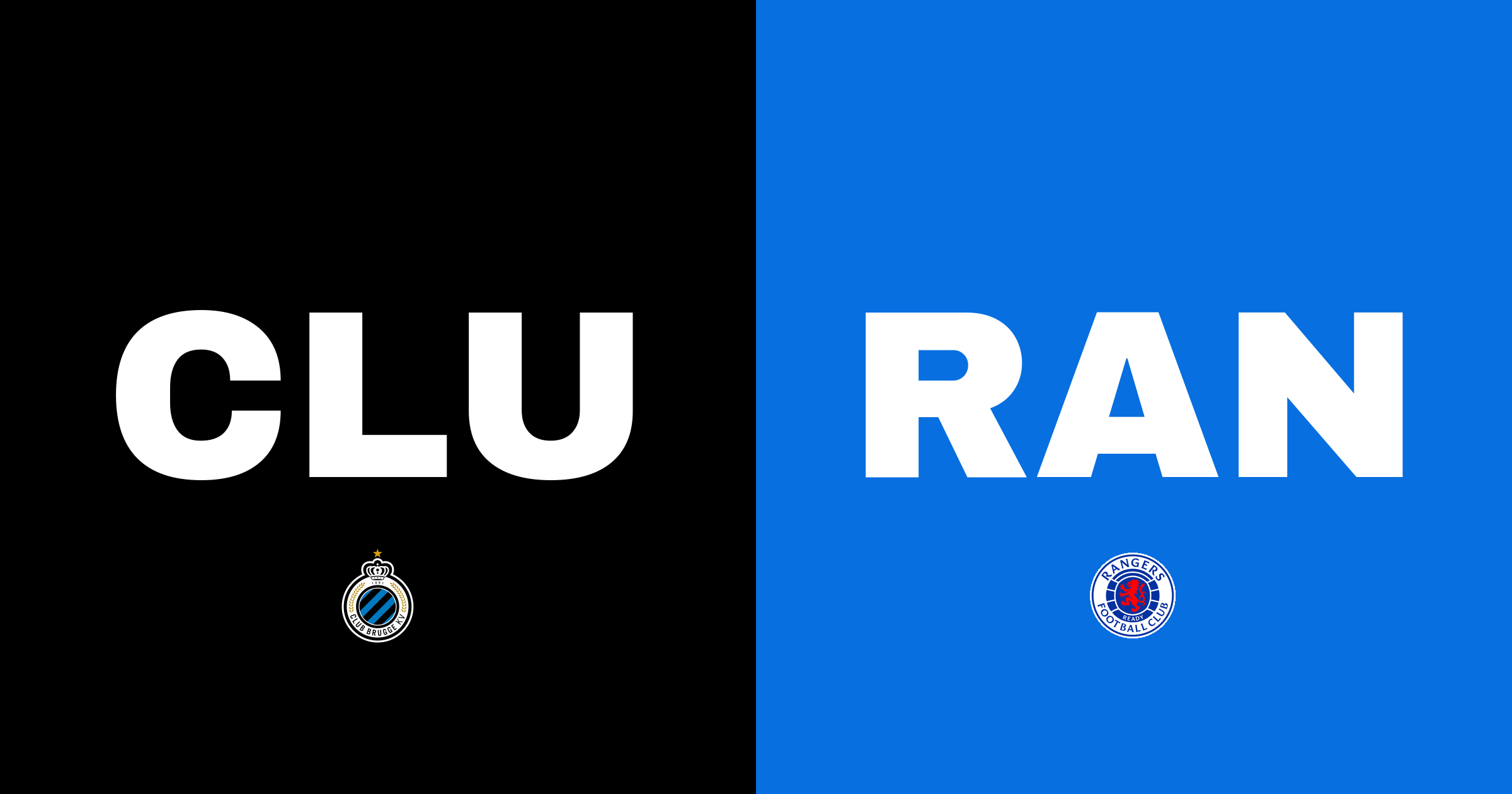 Club Brugge KV krossar Rangers med 6-0 i UEFA Champions League-kvalet