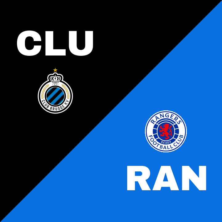 Club Brugge KV krossar Rangers med 6-0 i UEFA Champions League-kvalet