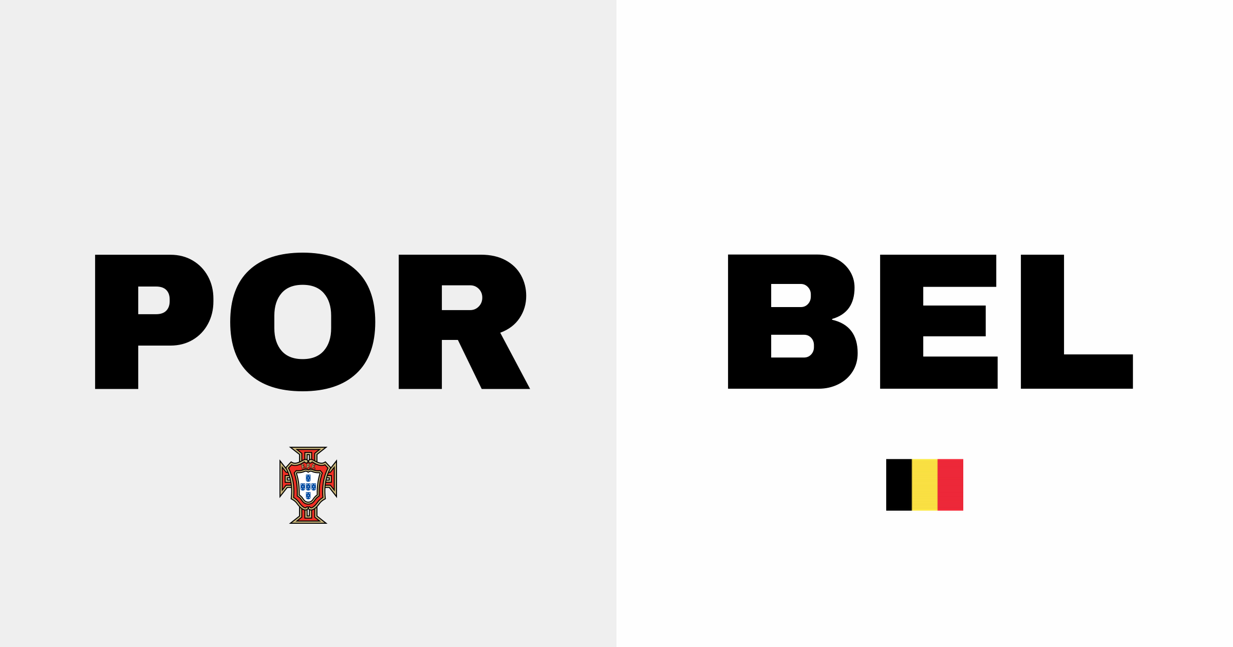 **Belgien** skapar chock med sent mål mot **Portugal**