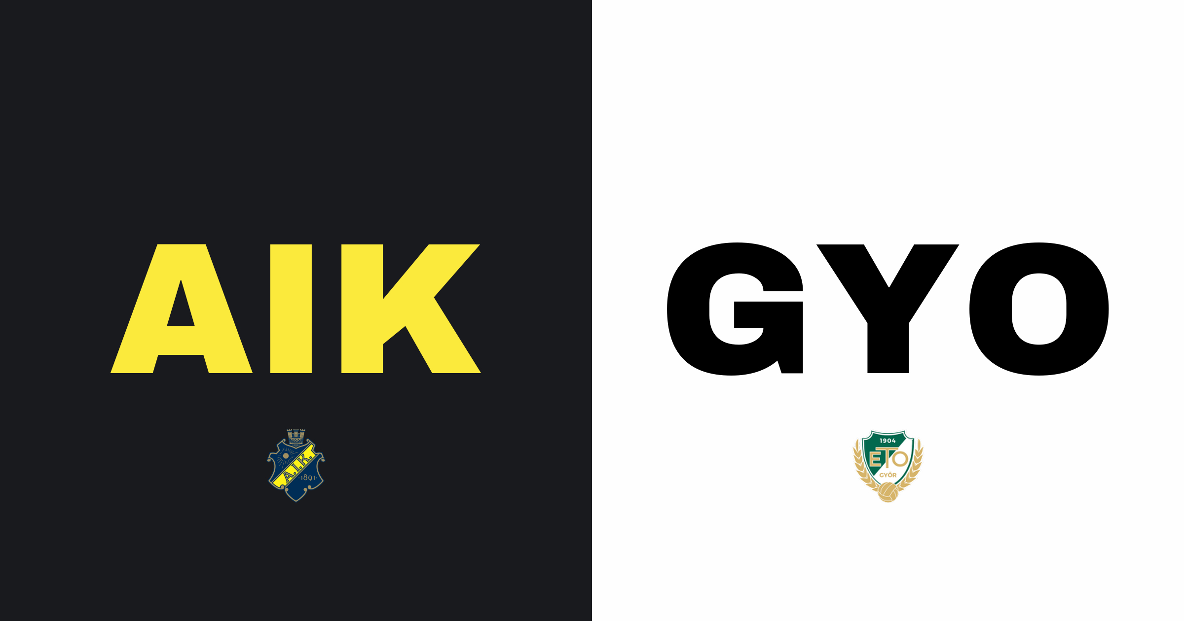 Inför matchen: AIK möter Györi ETO FC på Strawberry Arena