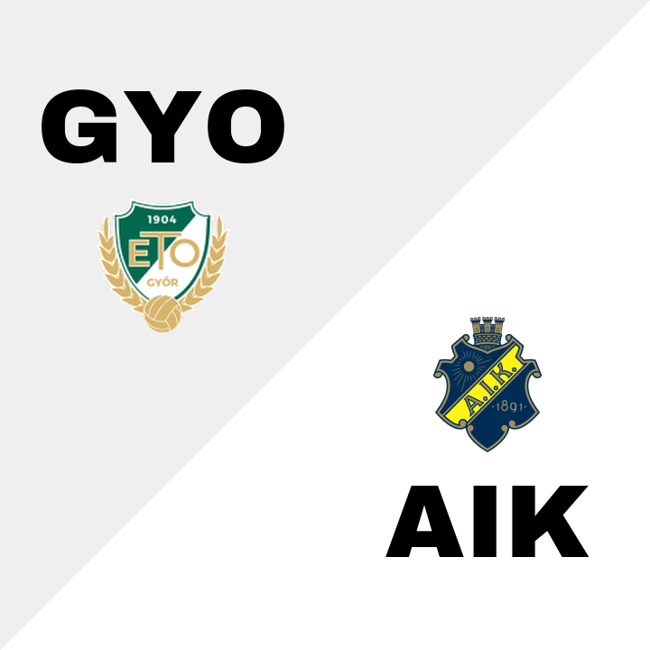 Győri ETO FC besegrar AIK med 2-0 på ETO Park