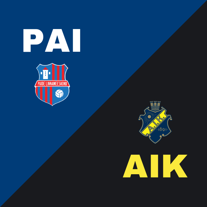 AIK dominerar Paide i UEFA Europa Conference League