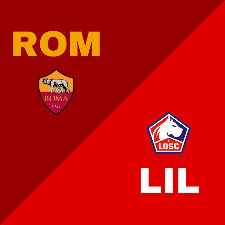 AS Roma förlorar snöpligt mot Lille på Stadio Olimpico