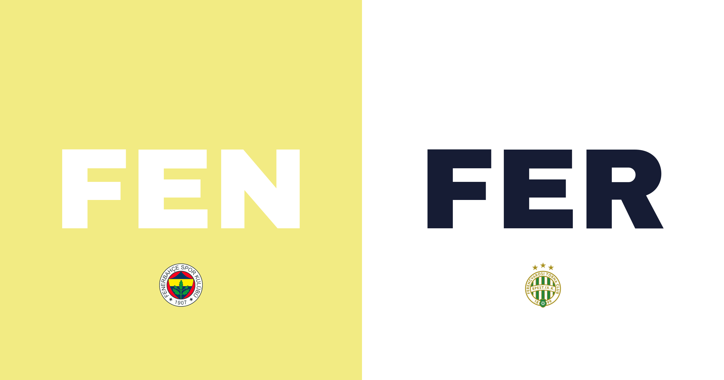 Fenerbahçe och Ferencvárosi TC spelar oavgjort i Europamatchen på Şükrü Saracoğlu Stadion