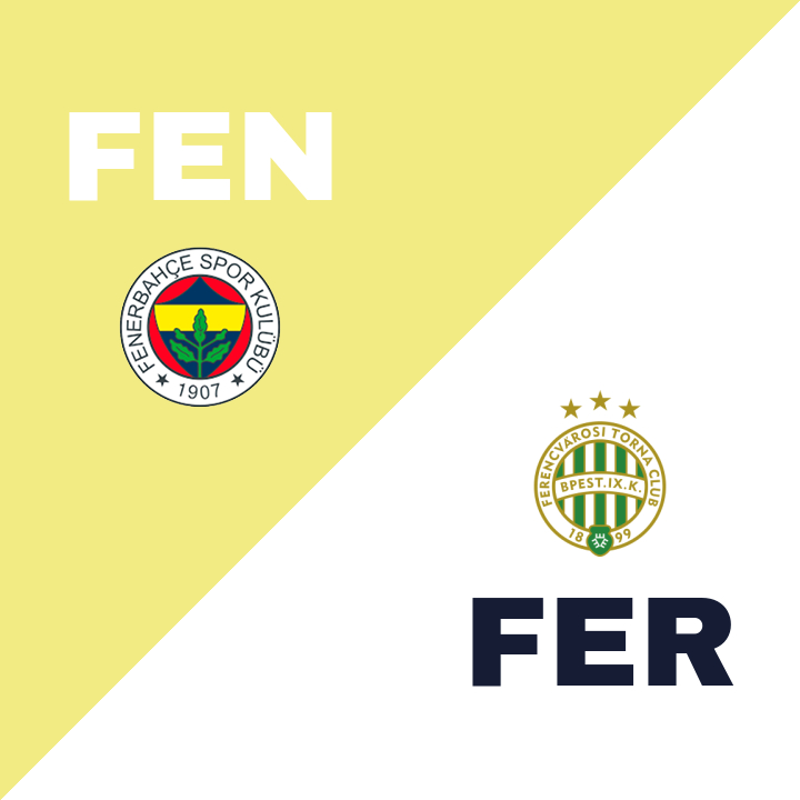 Fenerbahçe och Ferencvárosi TC spelar oavgjort i Europamatchen på Şükrü Saracoğlu Stadion