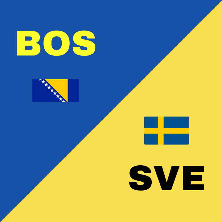 Gruppettan Sverige ställs inför nyckelkväll i Bosnien och Hercegovina