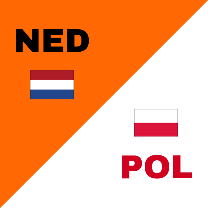 Nederländerna och Polen spelar oavgjort på Stadion Feijenoord