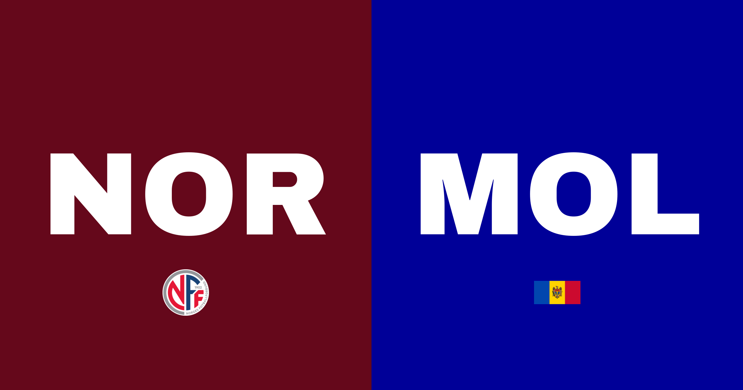 Norge krossar Moldavien med 11-1 på Ullevaal Stadion
