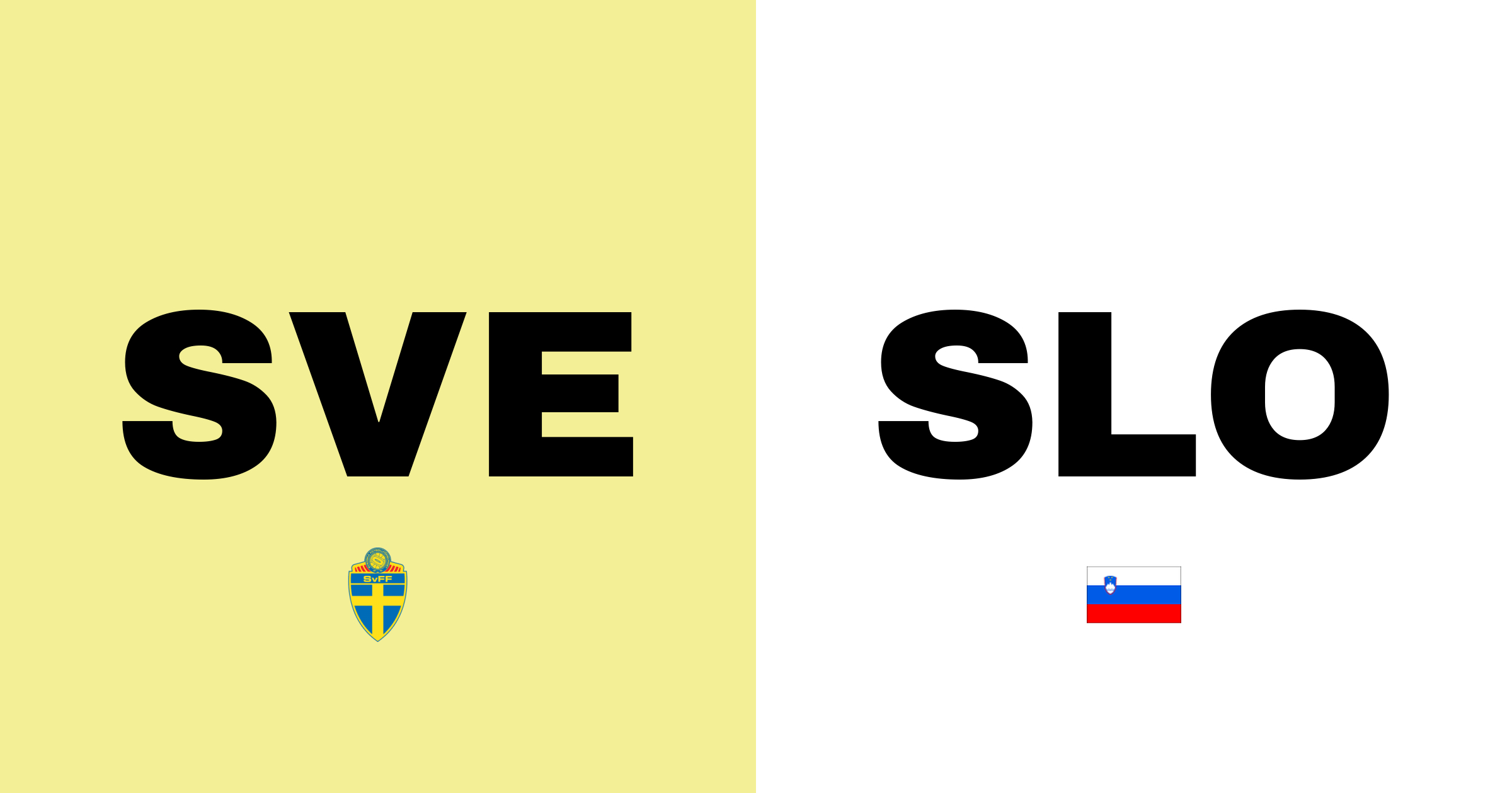 Sverige och Slovenien spelar oavgjort i spännande VM-kvalmatch