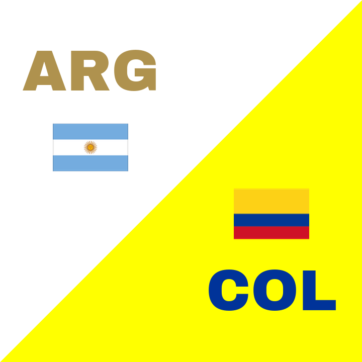 Spännande oavgjort mellan Argentina och Colombia på Estadio Más Monumental