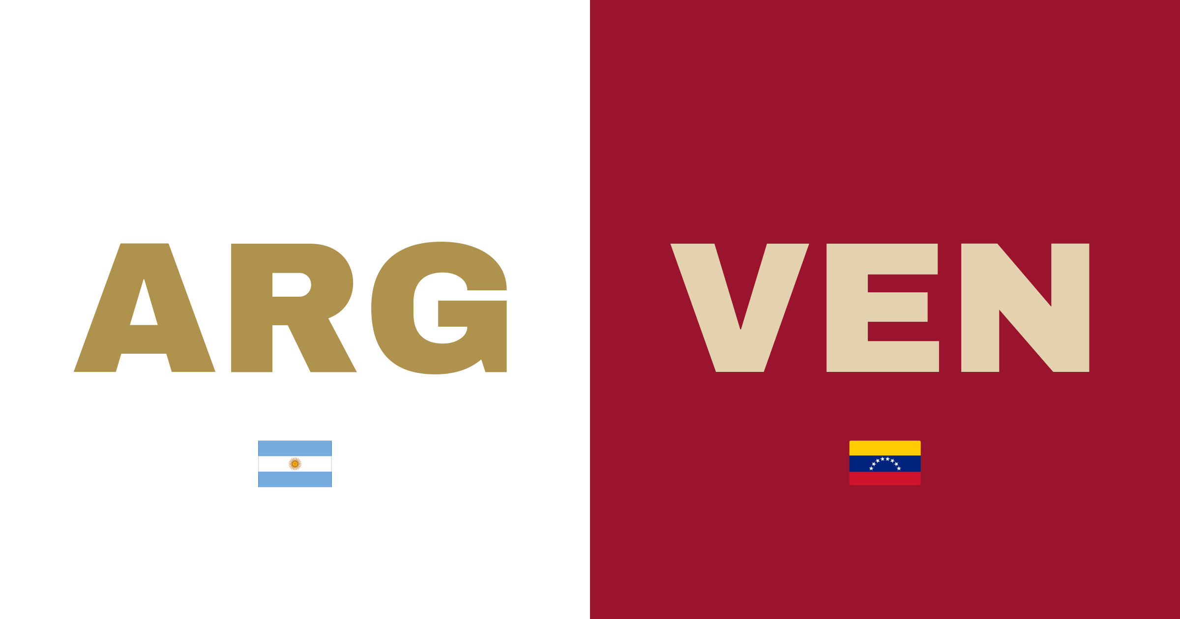 Argentina mot Venezuela i VM-kval, Sydamerika