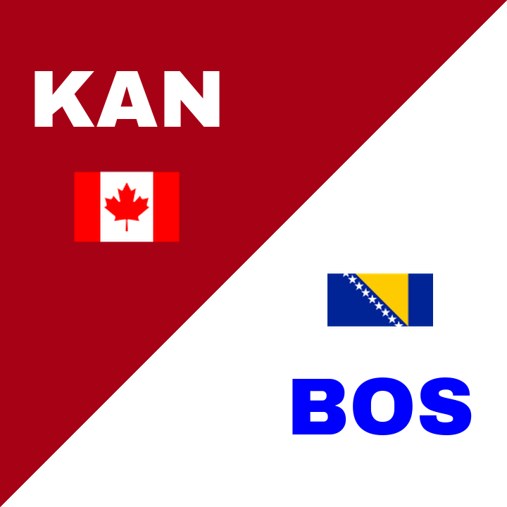Spännande oavgjort mellan Kanada och Bosnien och Hercegovina i premiären