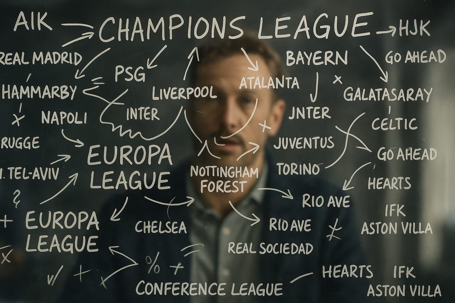 Så fungerar ligafasen i Champions League, Europa League och Conference League