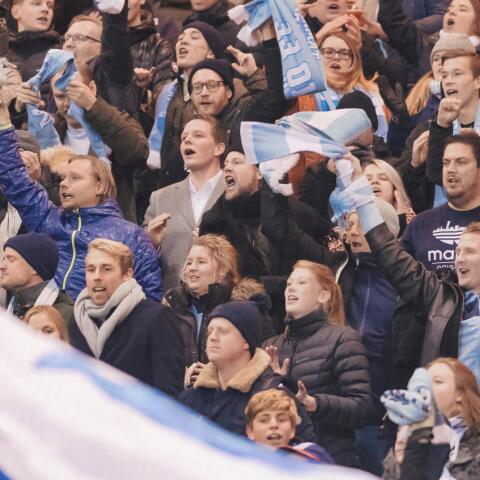 Malmö FF besegrar BP i en tät match på Eleda Stadion