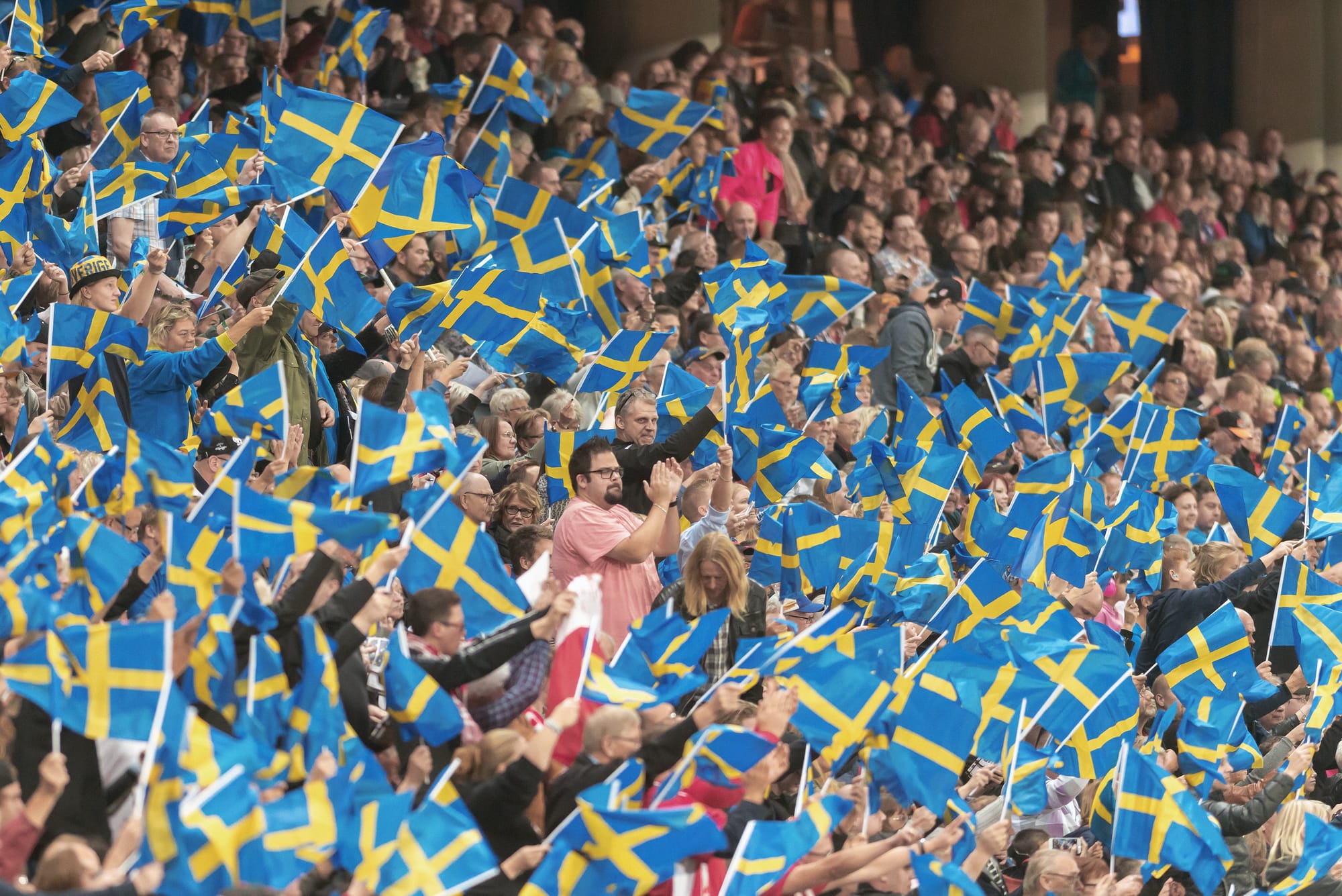 Sverige kämpar till en dramatisk seger mot Algeriet på Strawberry Arena