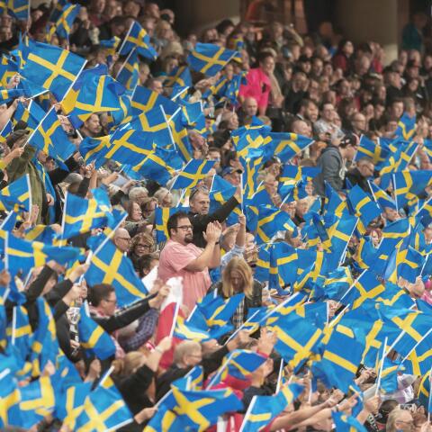 Sverige kämpar till en dramatisk seger mot Algeriet på Strawberry Arena
