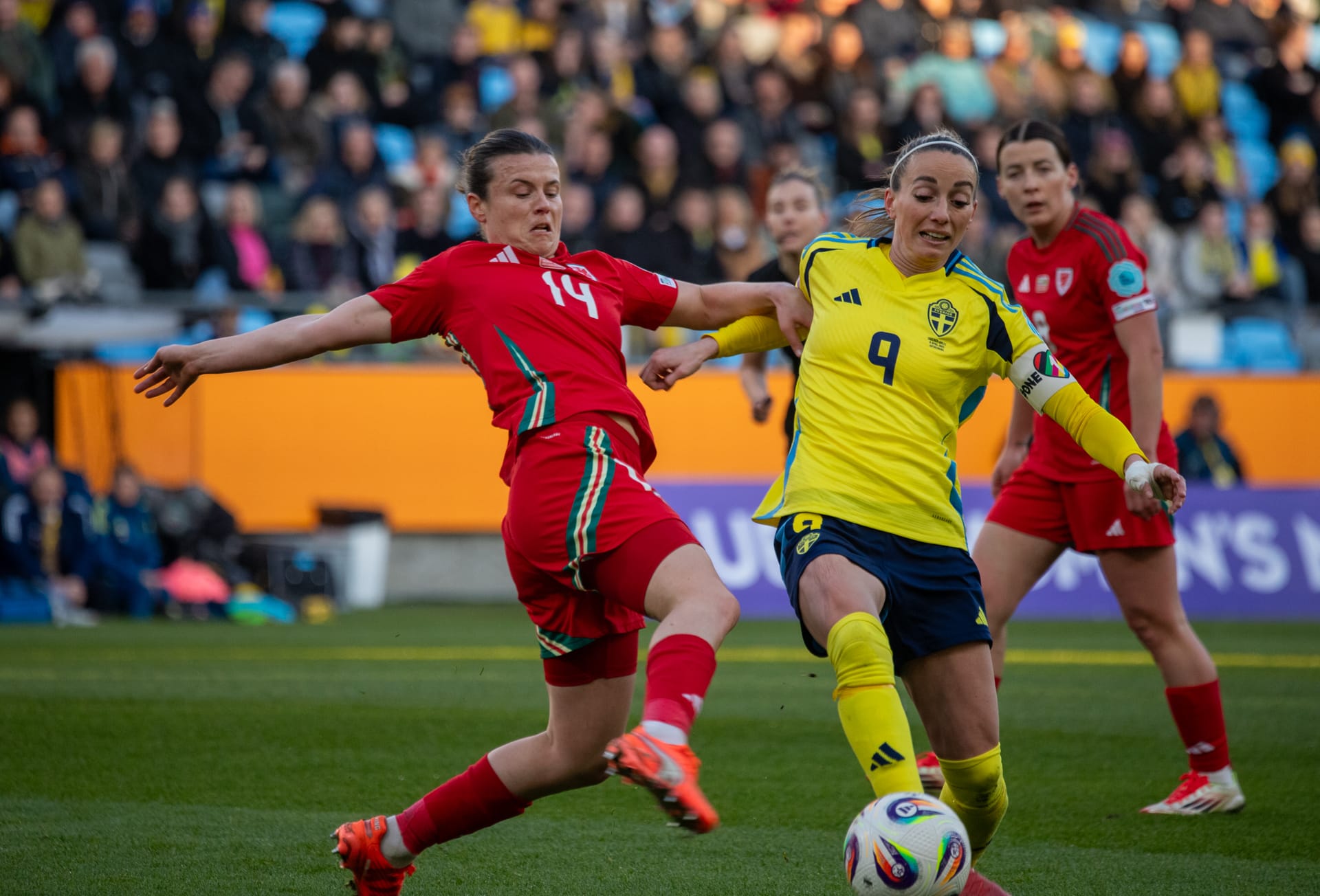 Sverige spelade 1-1 mot Wales, hemma på Gamla Ullevi.