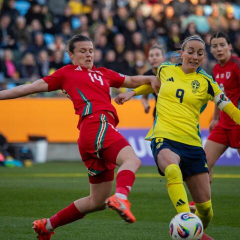 Sverige spelade 1-1 mot Wales, hemma på Gamla Ullevi.