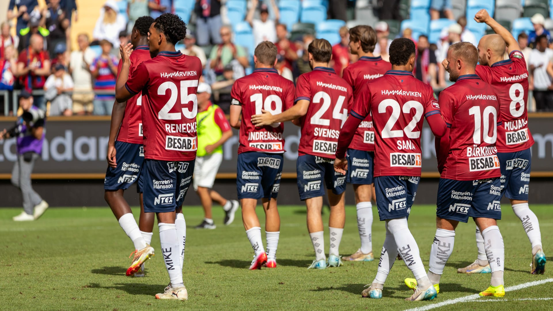 Örgryte IS firar segern