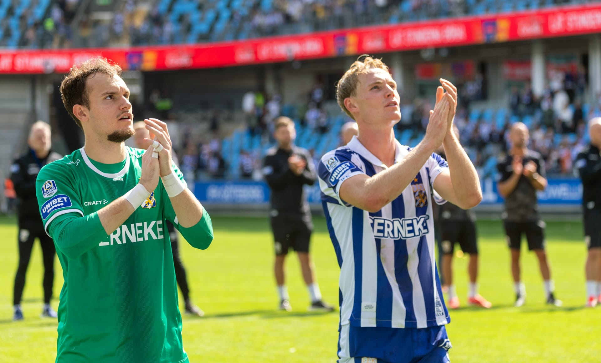 Elis Bishesari och Max Fenger bidrog till en stark vändning på Gamla Ullevi.
