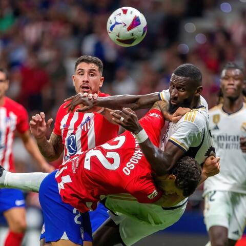 Ett hett Madrid-derby 2023 mellan Atlético Madrid och Real Madrid.