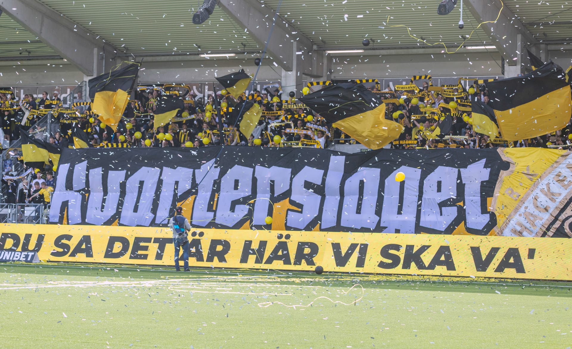 BK Häcken firar sitt första SM-guld med stor fest