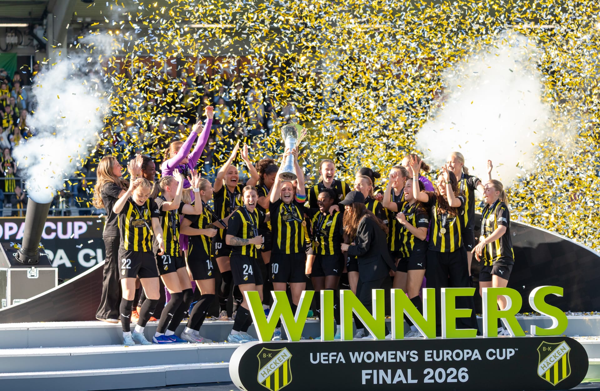 BK Häcken vinner Europacupfinalen mot Hammarby i en dramatisk match