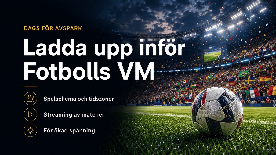 VM drar igång om en månad: detta behöver du ha klart innan avspark