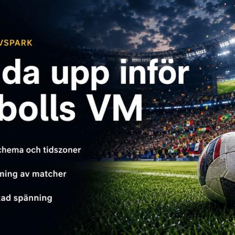 VM drar igång om en månad: detta behöver du ha klart innan avspark