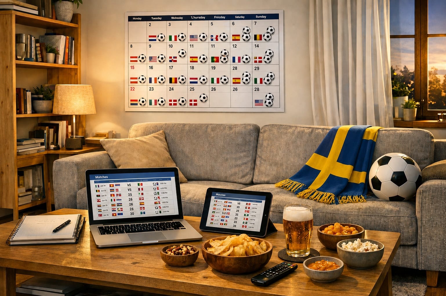 Uppladdningen inför fotbolls-VM – så planerar du för att inte missa en enda match