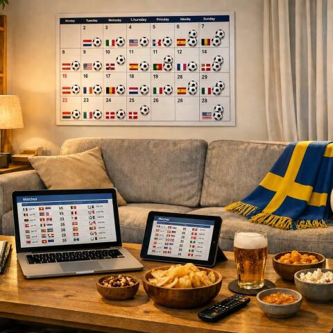 Uppladdningen inför fotbolls-VM – så planerar du för att inte missa en enda match