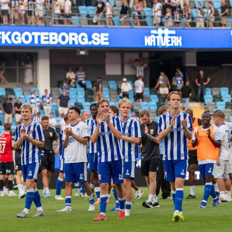 IFK Göteborg besegrar BP efter rött kort i första halvlek